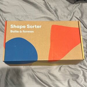 New in box - Monti Kid shape sorter - monterssori toy